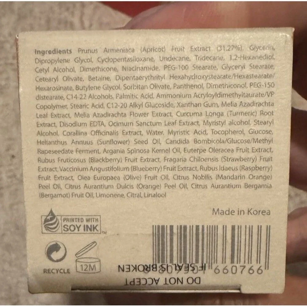 NIB BLITHE Pressed Serum Gold Apricot | Glow 0.91 Fl Oz 27 ml